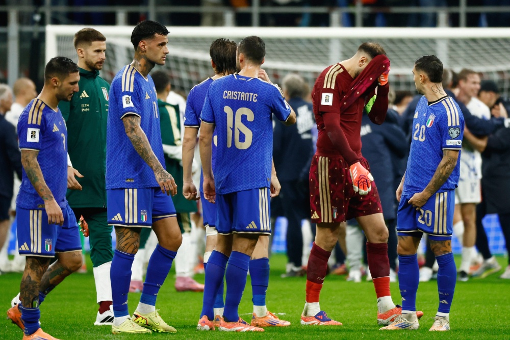 После финального свистка в матче с норвежцами на игроках сборной Италии не было лица.