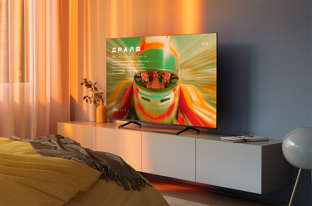 На рынок вышли первые телевизоры без пульта и встроенной нейросетью GigaChat