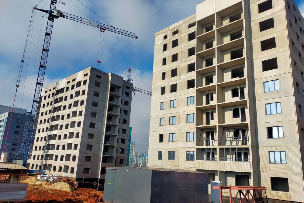 В строительстве многоквартирного жилья отмечен прирост к уровню прошлого года.