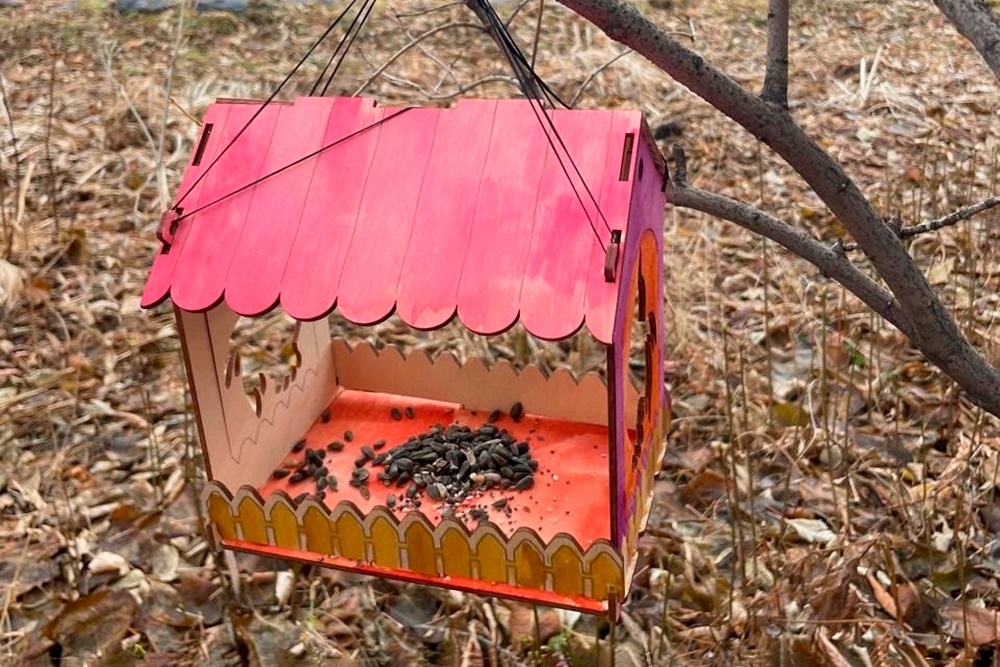 Горожане целыми семьями мастерят кормушки для птиц, помогая пережить суровую уральскую зиму.