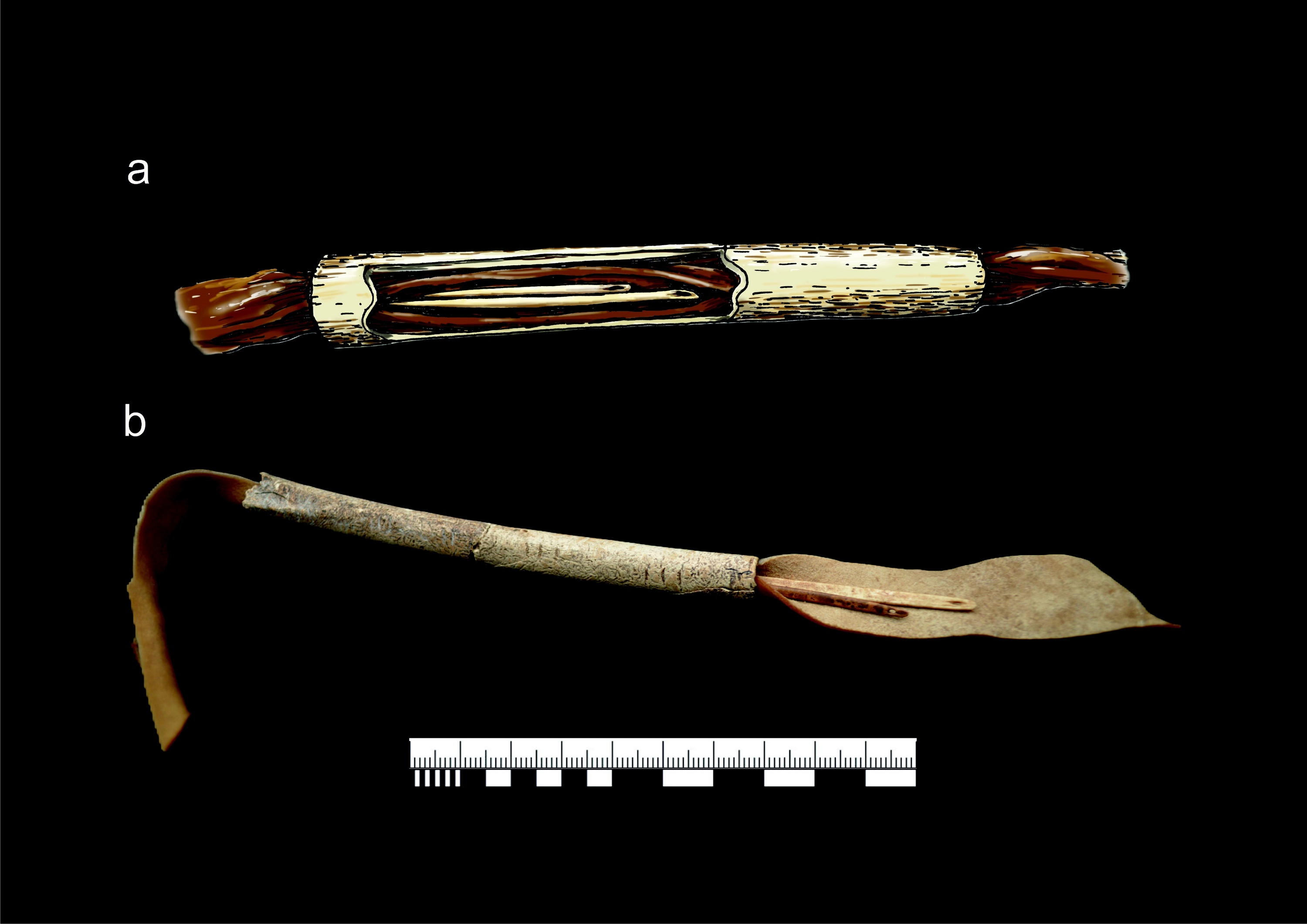  Древние охотники, вероятно, использовали эти иглы в повседневной жизни и оставили игольники в могилах, чтобы они служили им в загробном мире.