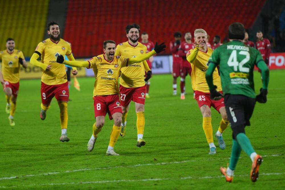 Тульский "Арсенал" прошел в следующую стадию кубка России по футболу