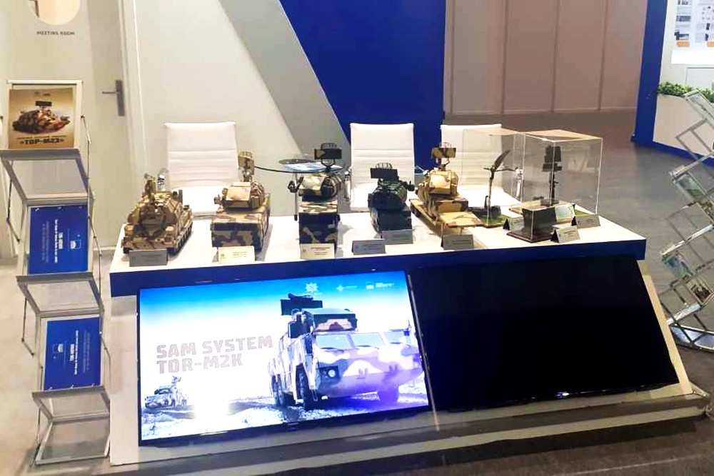 Россия уже показывала в Каире средства ПВО, такие как ракетные комплексы семейства "Тор".