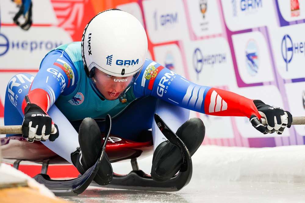 Саночница Ксения Шамова - одна из тех, кто получил право отобраться на Олимпиаду-2026.