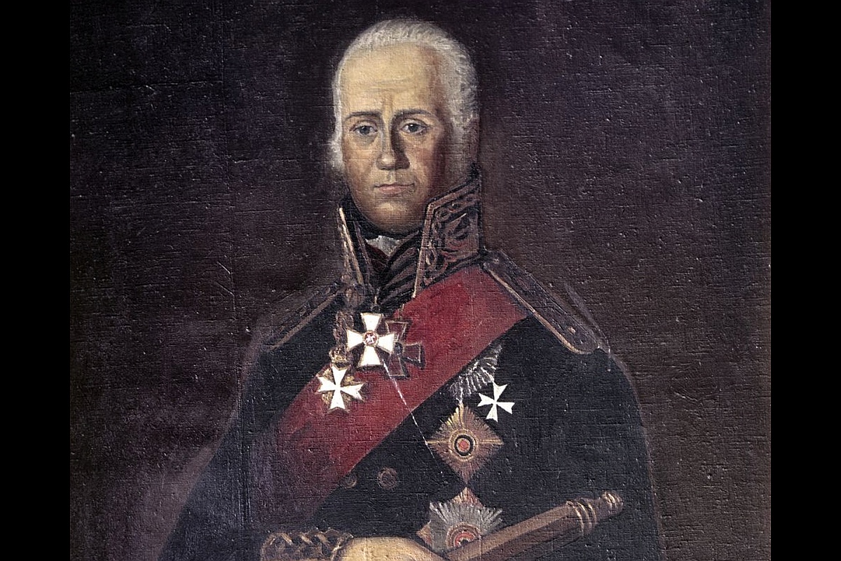 Федор Федорович Ушаков, русский флотоводец, адмирал. Портрет работы неизвестного художника. Из собрания ГИМ.