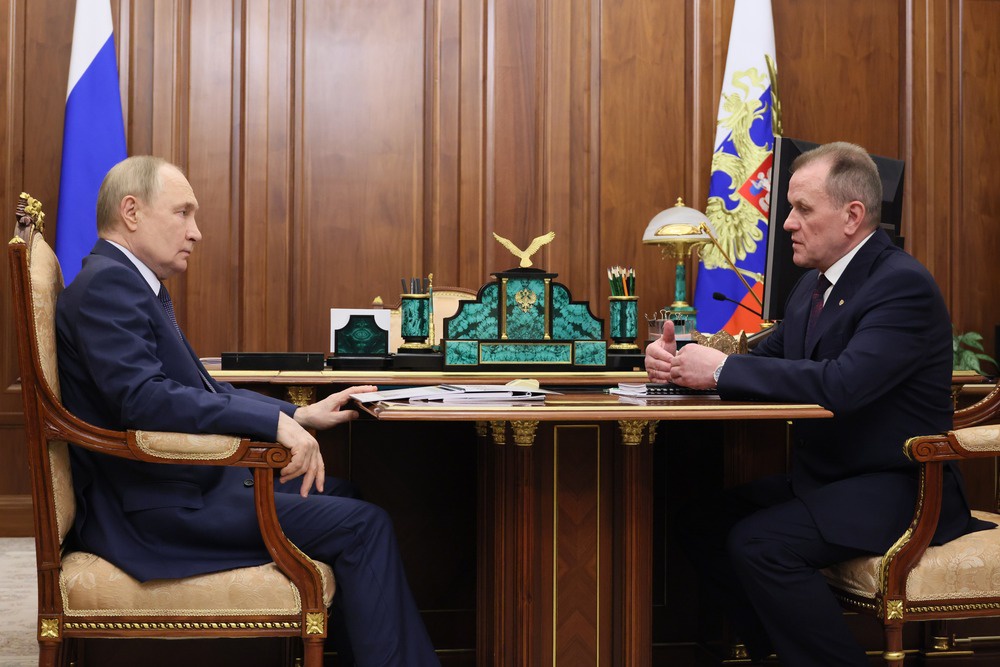 Аркадий Гостев рассказал Владимиру Путину о сокращении численности осужденных. 