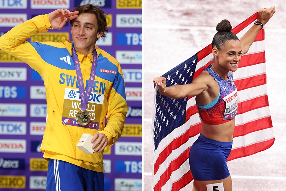 Мондо Дюплантис и Сидни Маклафлин-Леврон