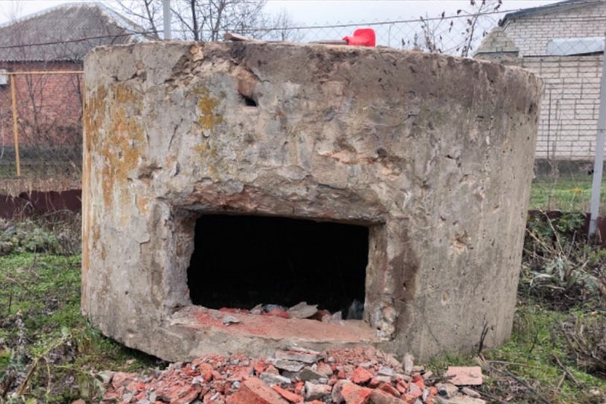 Местные жители считали, что это обычная бетонная чаша и использовали ее как емкость для воды.