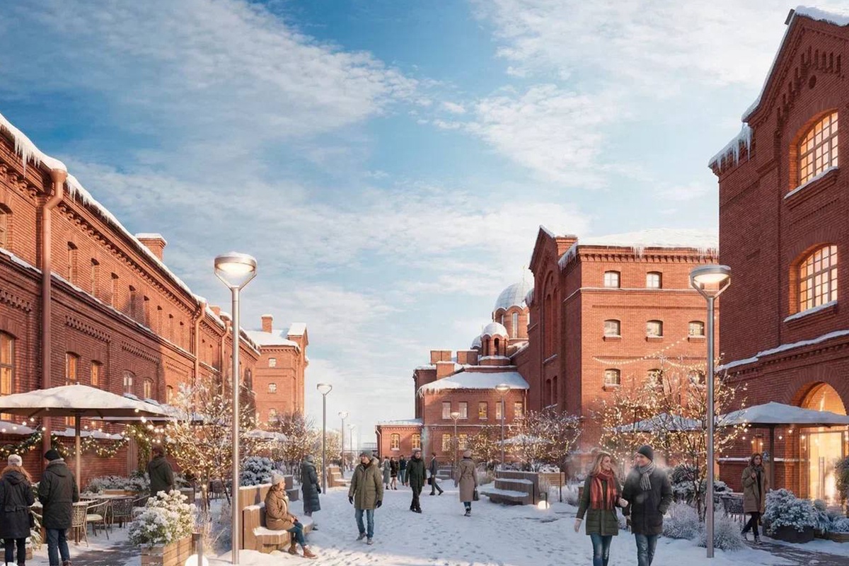 Территория будет пешеходной, а храм Святого Александра Невского останется его доминантой. 