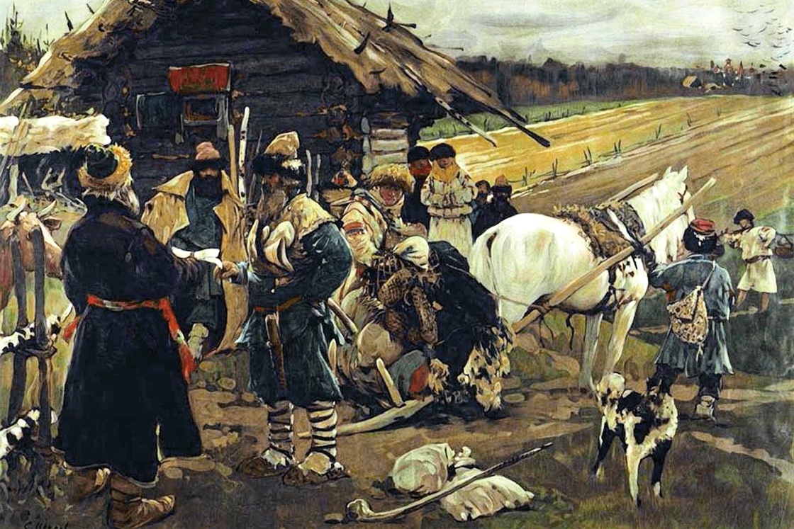 С. Иванов. Юрьев день. 1912-1913 С. Иванов. Юрьев день. 1912-1913