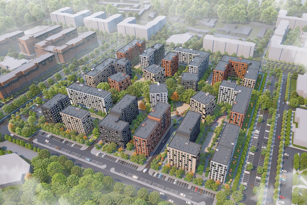Новый квартал в районе Опытной станции станет частью проекта благоустройства территории.