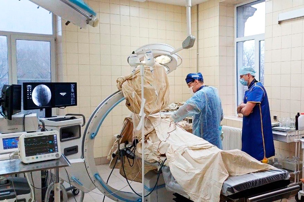 Рязанский областной клинический кардиодиспансер оснащен современным оборудованием.