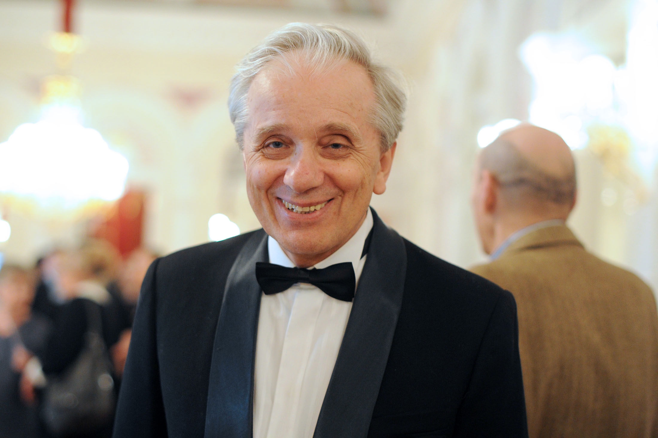 Актер Евгений Стеблов во время торжественной церемонии вручения Национальной театральной премии "Золотая Маска". 2012 г.