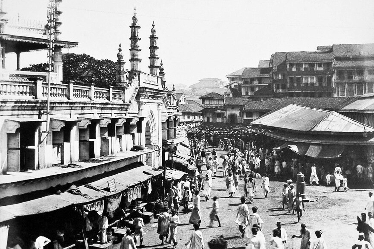 Бомбей, конец XIX века. Бомбей, конец XIX века.