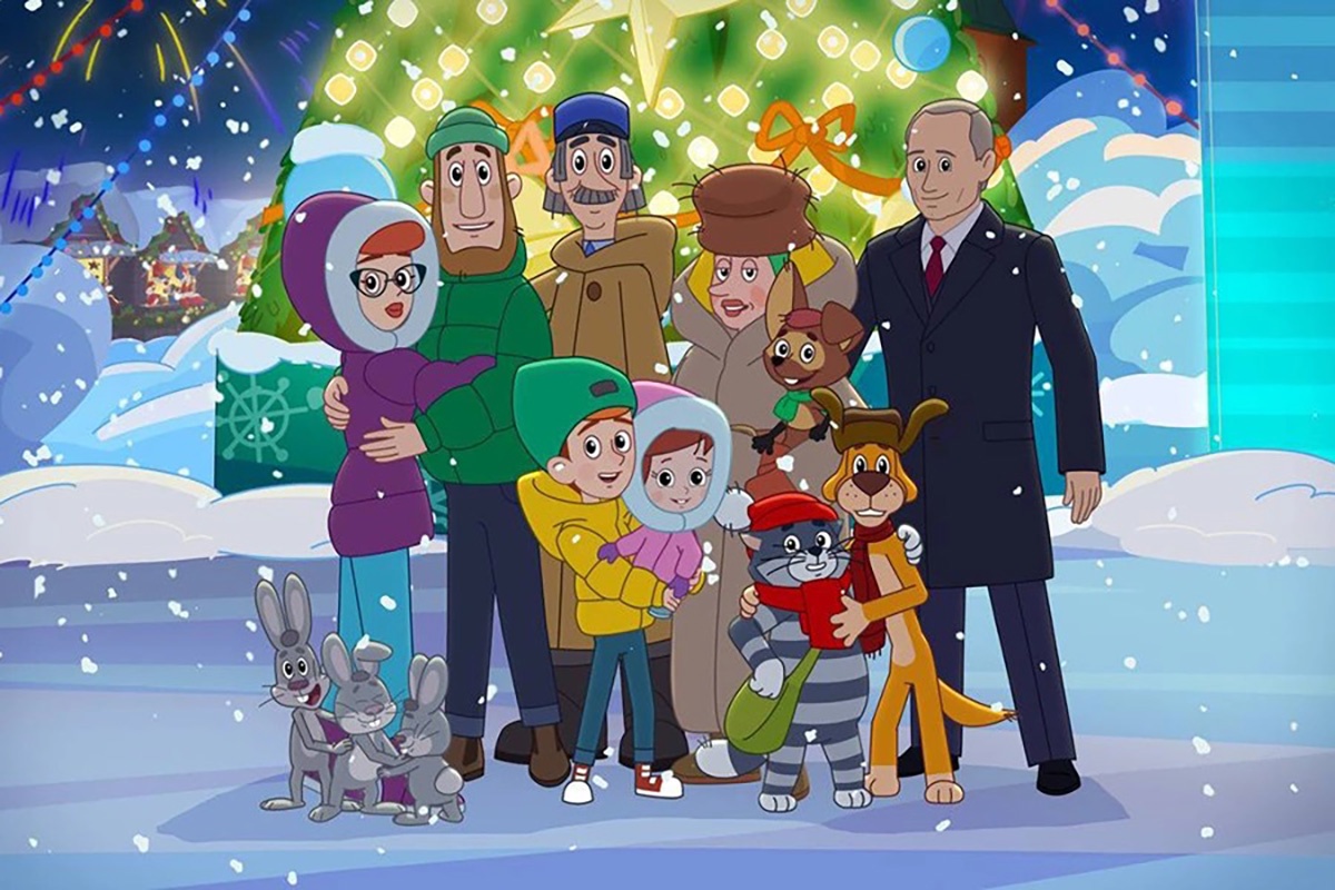 Путин отметит Новый год с героями "Простоквашино".