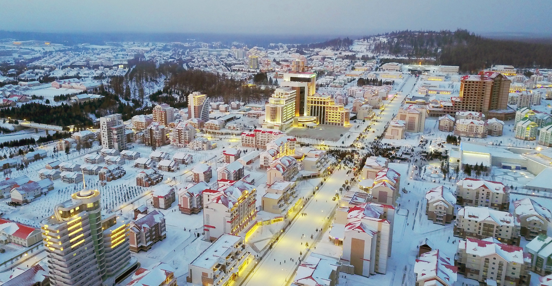 Вид на город Самчжиён.