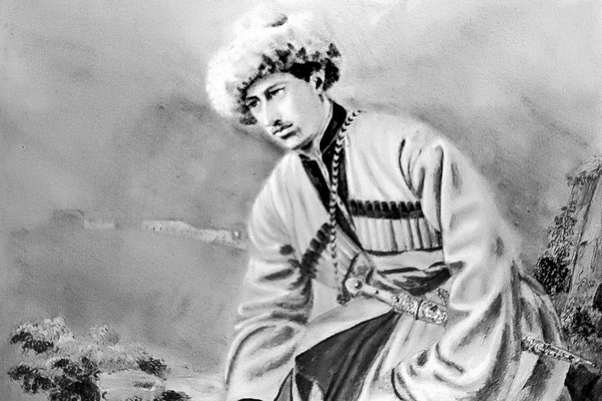 Портрет В.В. Давыдова (возможно, автопортрет). 1849-1852 гг.