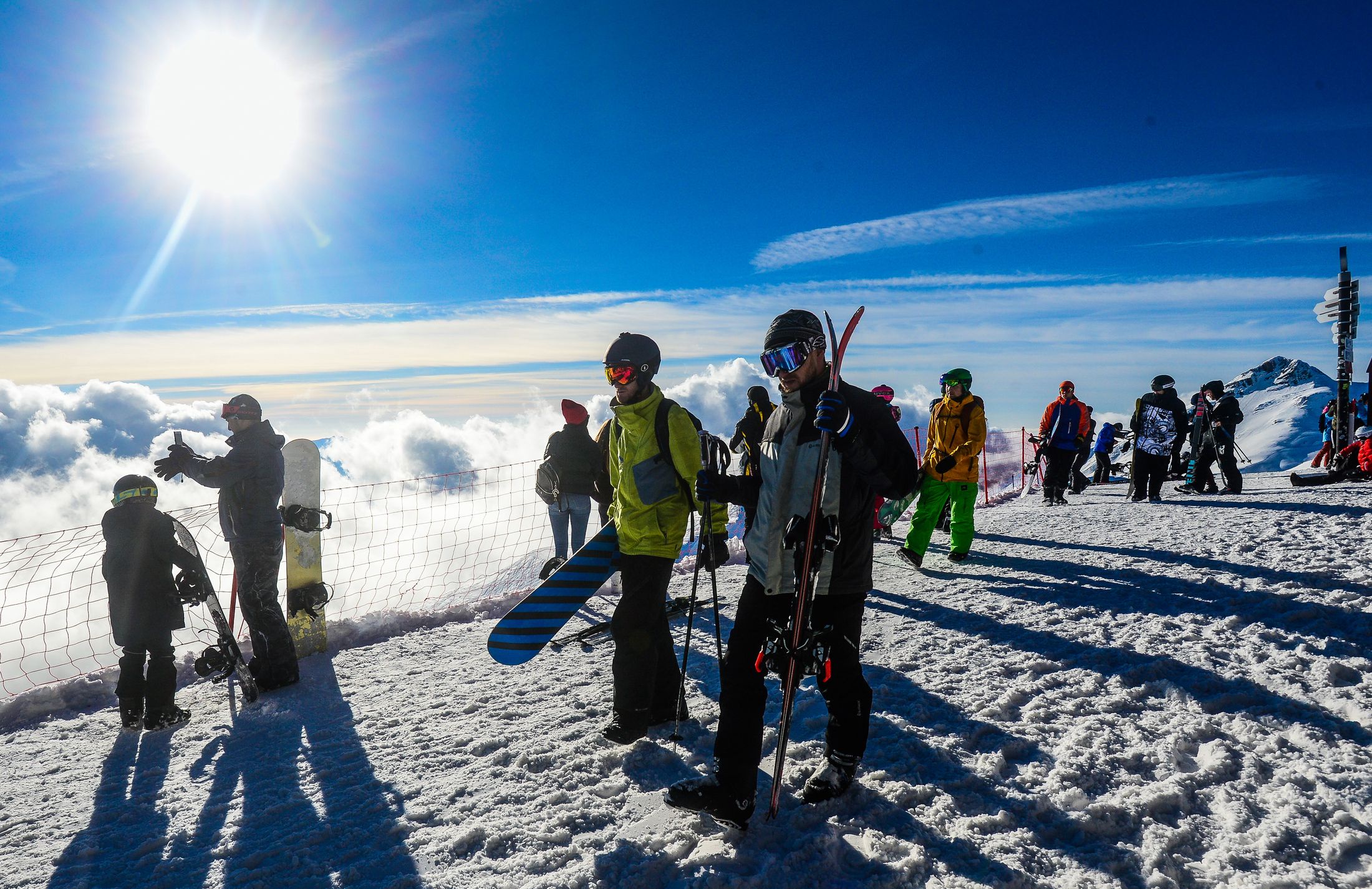 Горнолыжный курорт "Роза Хутор".
