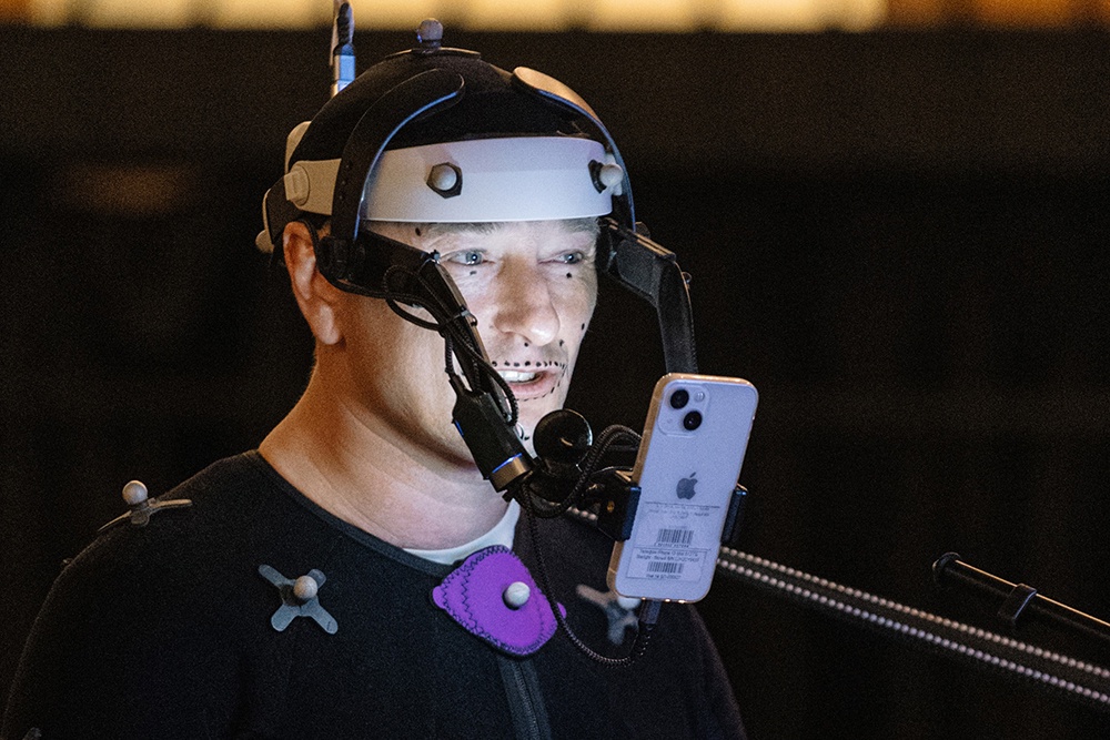 Чтобы работать с датчиками в пустой студии, от артиста требуется фантазия. Но так рождается аватар.