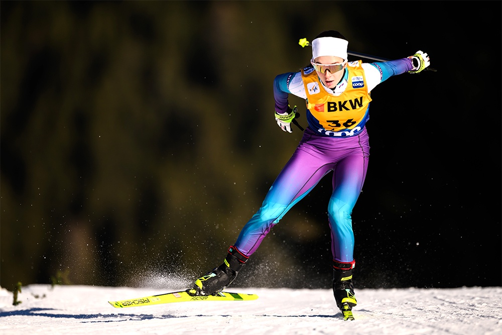 Дарья Непряева постепенно набирается опыта. Спринт в Тоблахе - лишь ее третья гонка на Кубке мира.
