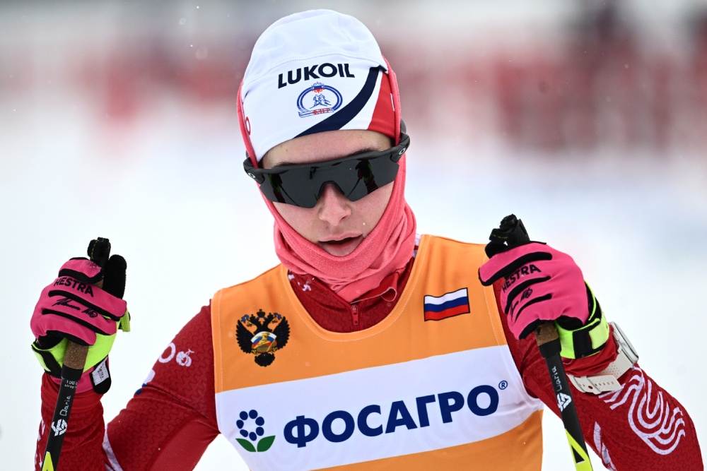 Российская лыжница Дарья Непряева.