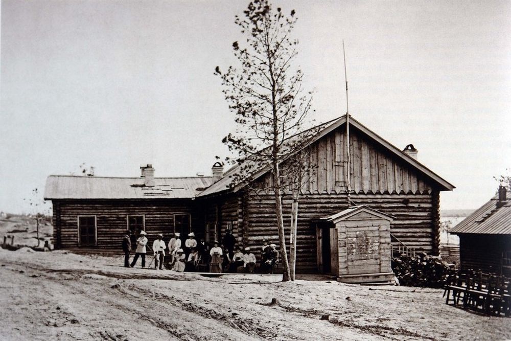 Здание будаговской читальни, 1890-е годы. До наших дней не сохранилось