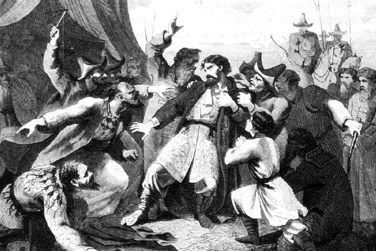 Мученическая смерть князя Михаила Всеволодовича Черниговского в Золотой Орде. 20 сентября 1246 г.