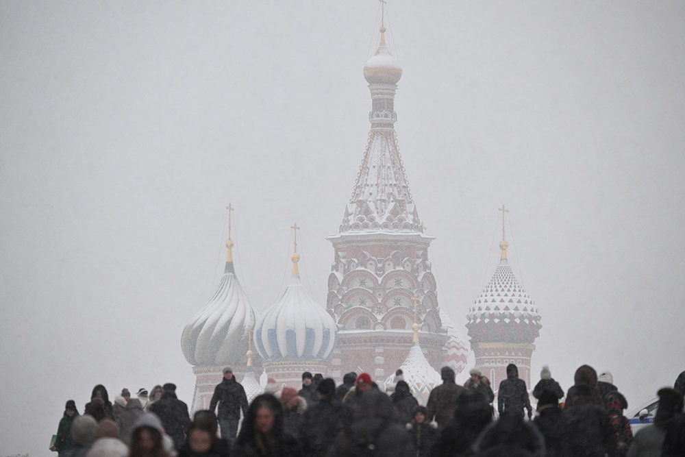 снегопад в Москве