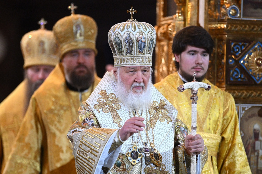 Патриарх Московский и всея Руси Кирилл.