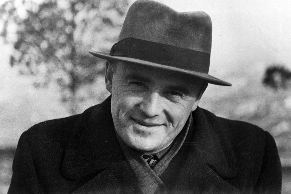 Сергей Павлович Королев, конструктор и главный организатор производства ракетно-космической техники и ракетного оружия СССР. 1950