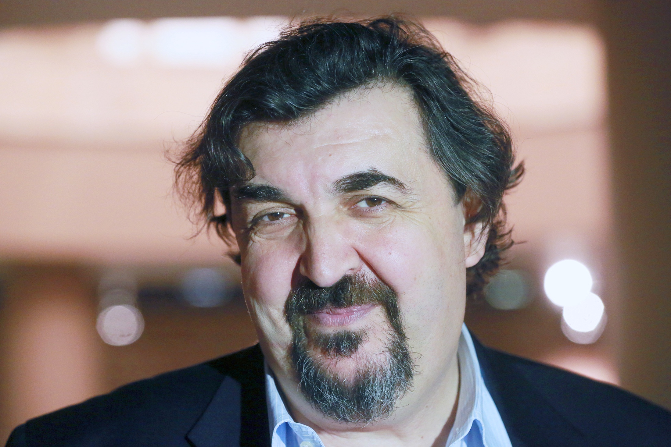 Директор Центрального дома актера Игорь Золотовицкий на праздничном вечере "ШексПИР во время чумы", посвященном открытию нового театрального сезона в Центральном доме актера. 2014 г.