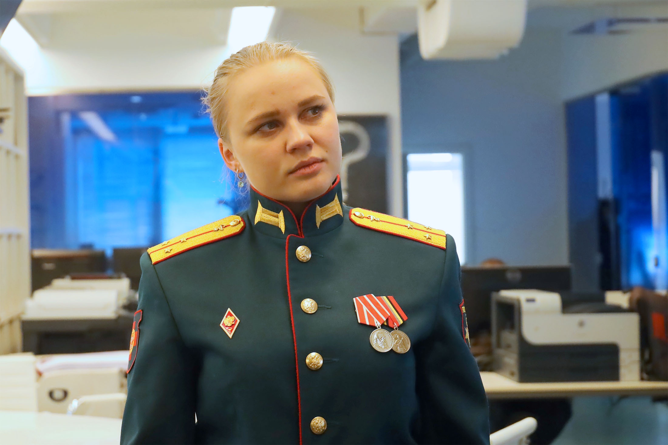 Старший лейтенант медицинской службы Денисова Анастасия Денисовна, врач приемного отделения (медицинской сортировки и эвакуации)