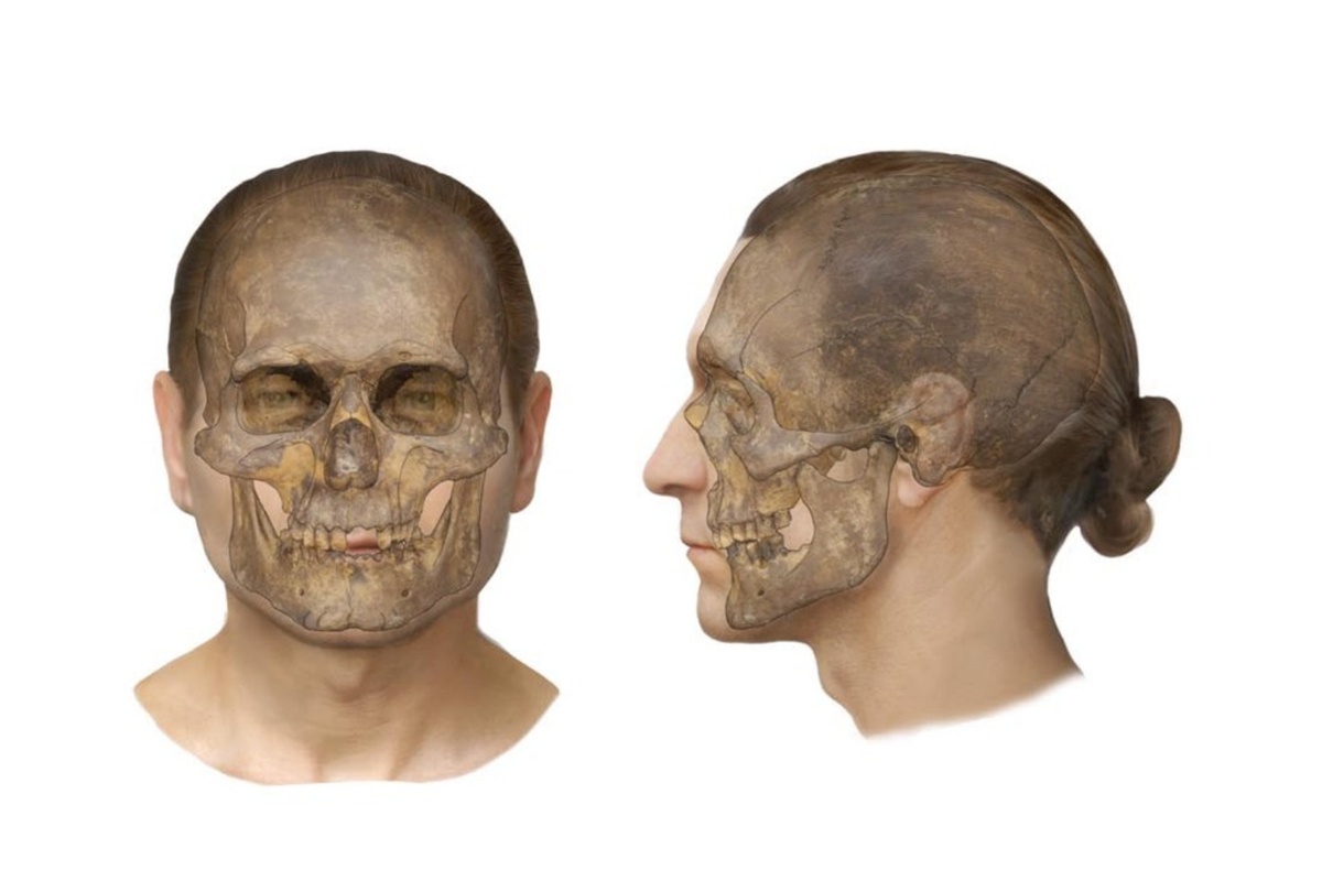 Реконструкция облика мужчины из памятника Берендеево-I. Его захоронили в бересте 6000 лет назад.