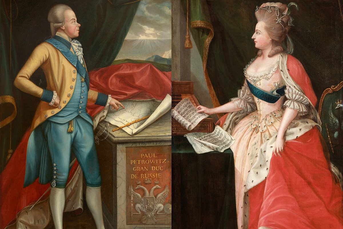 Создание "живой" картины эксперты связывают со знаменитым путешествием графа и графини du Nord - именно под такими псевдонимами совершили свое европейское турне наследник российского престола Павел Петрович и его супруга. 