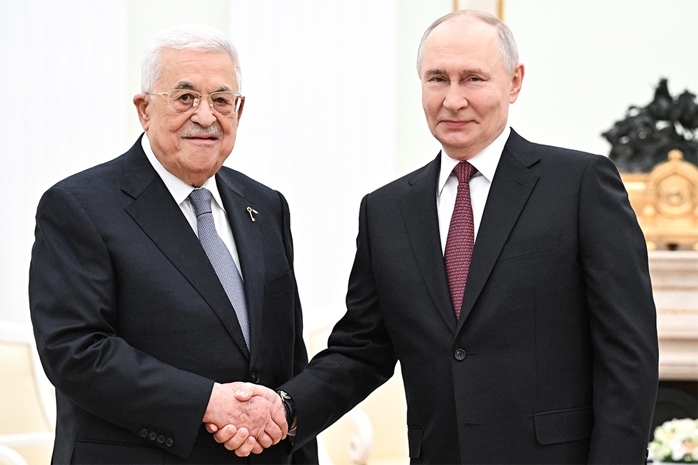 Махмуд Аббас стал первым зарубежным гостем Владимира Путина в этом году.