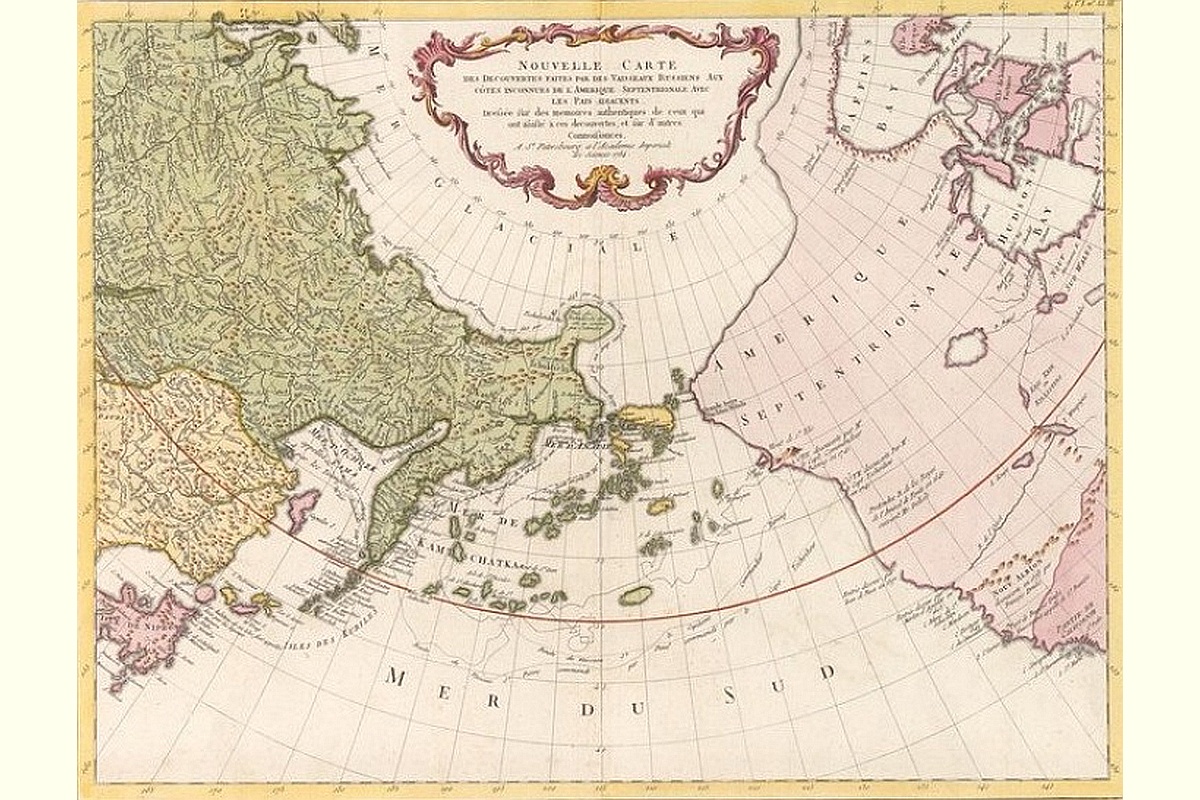 Делиль дождался зимы и начертил огромный контур карты и сетку меридианов прямо на льду Финского залива. Делиль дождался зимы и начертил огромный контур карты и сетку меридианов прямо на льду Финского залива.