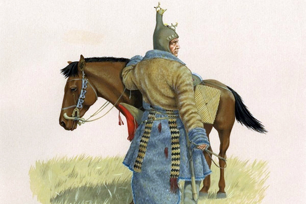 Реконструкция образа скифского воина. Ученые доказали, что в рационе скифов было молоко кобылиц.