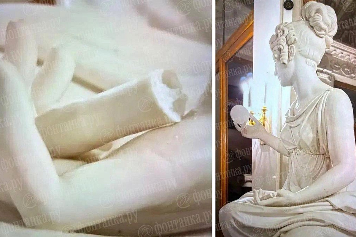 Отломанный палец остался лежать в руке императрицы. Отломанный палец остался лежать в руке императрицы.