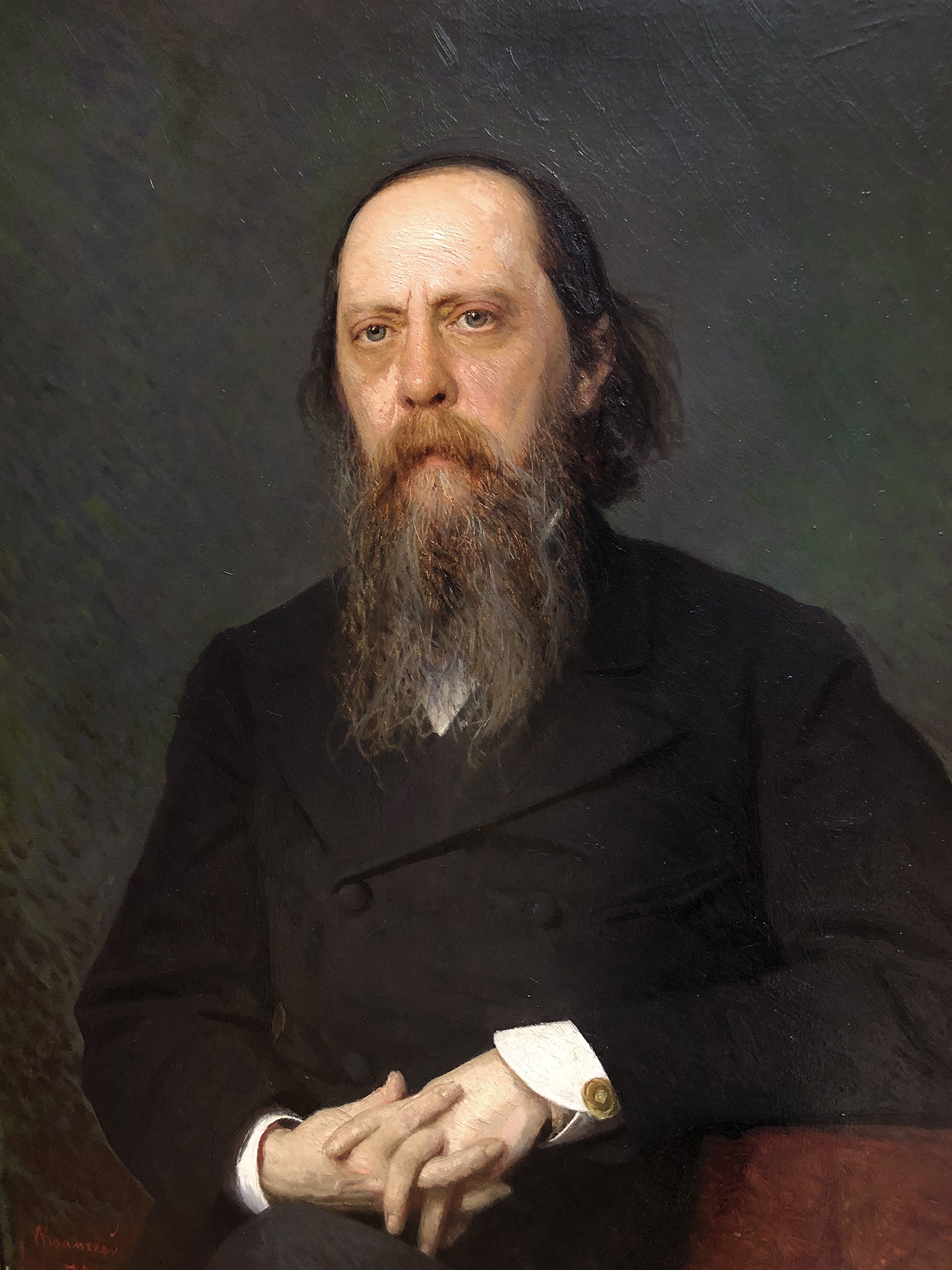 И. Крамской. Портрет писателя М.Е. Салтыкова-Щедрина. 1879