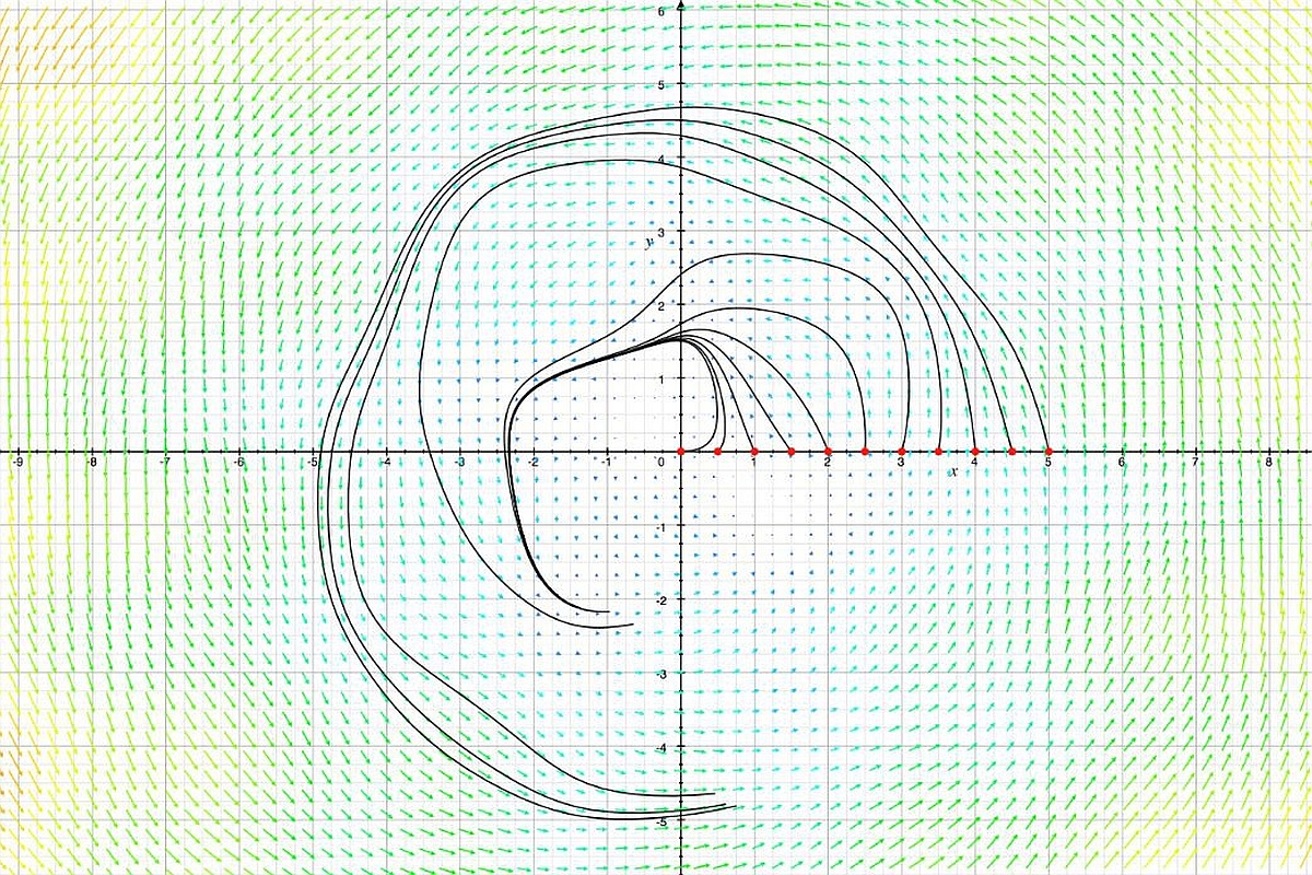 В 1834 году французский математик Жозеф Лиувилль показал, что сложно выразить решение этих уравнений, используя стандартные математические действия. 190 лет никто и не пытался. На фото: график некоторых частных интегралов дифференциального уравнения.