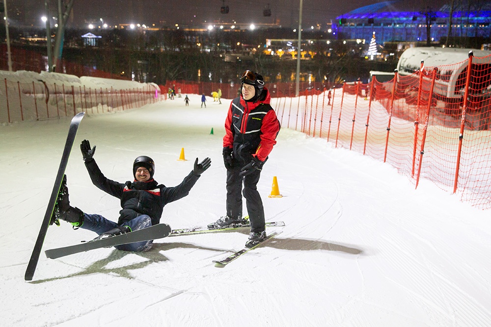 Во время мастер-класса не обошлось без легких падений, но все они вызывали только улыбку.