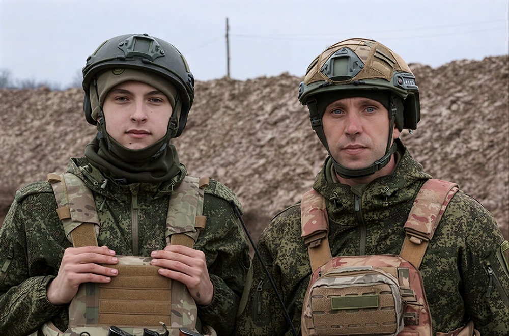 В 7-й гвардейской мотострелковой бригаде Маржановских знают как семью, которая переехала "за ленту" в полном составе. Удивительная, но уже привычная для них реальность: СВО не разбросала родных, а собрала в одном месте. Все при деле и рядом, только вместо домашнего быта теперь общий - армейский. Отец, позывной Кремень (на фото справа), командует ротой, а сын, позывной Студент, обеспечивает связь (слева). Но у этого мужского дуэта есть и надежный тыл: жена Кремня, она же - мать Студента - тоже служит, и в той же бригаде. Когда ее близкие отправились на СВО, сказала как отрезала: "Или вместе, или никак". Теперь женщина служит в роте обеспечения, печет хлеб и ждет своих мужчин с боевых заданий.