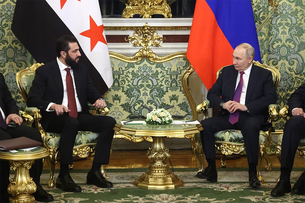 Гость из Дамаска: О чем говорили Владимир Путин и президент Сирии Ахмед аш-Шараа