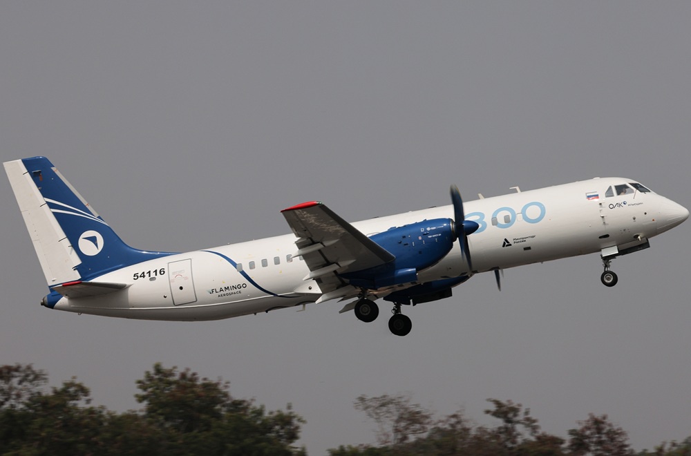 Ил-114-300 способен взлетать даже с коротких взлетно-посадочных полос, включая грунтовые.