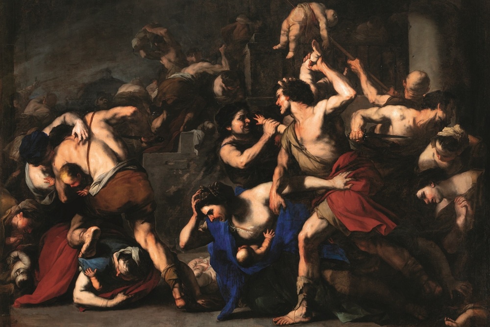 Шедевр "Избиение младенцев" Луки Джордано публика не видела более сотни лет. 