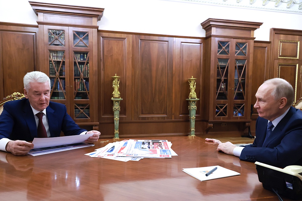 Сергей Собянин рассказал президенту, что объем инвестиций в экономику Москвы за 6 лет вырос более чем на 60%.