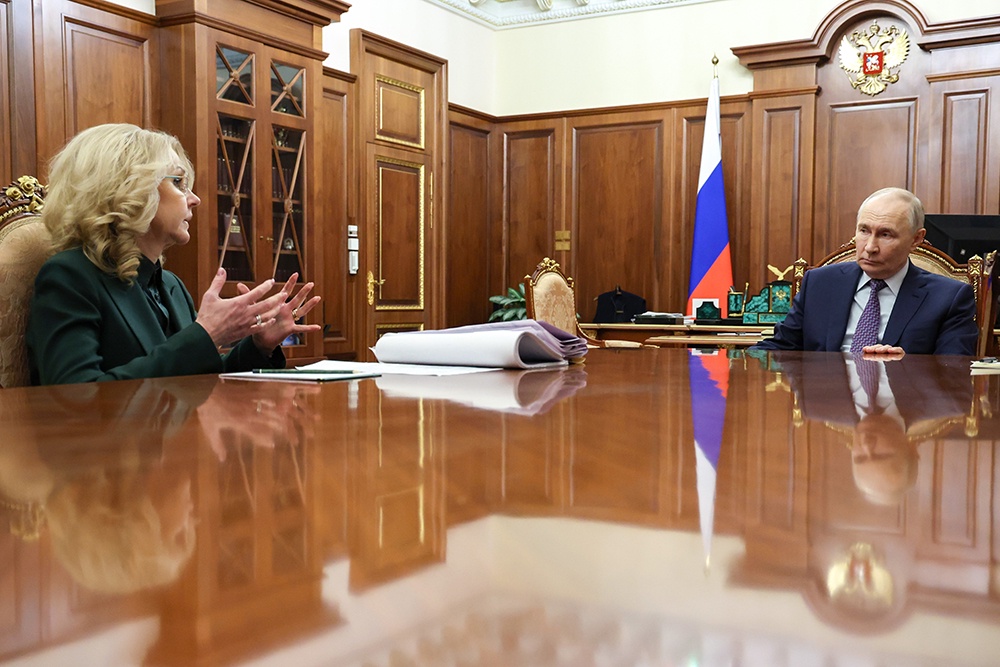 Татьяна Голикова рассказала Владимиру Путину об успехах в борьбе с туберкулезом в стране.