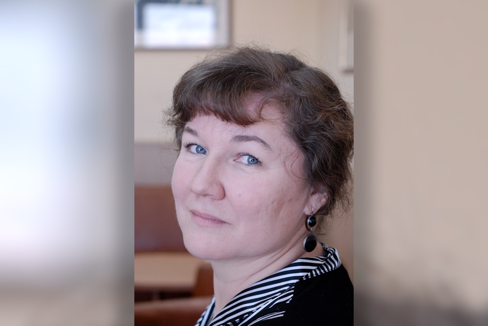 Журналист Марина Порошина.