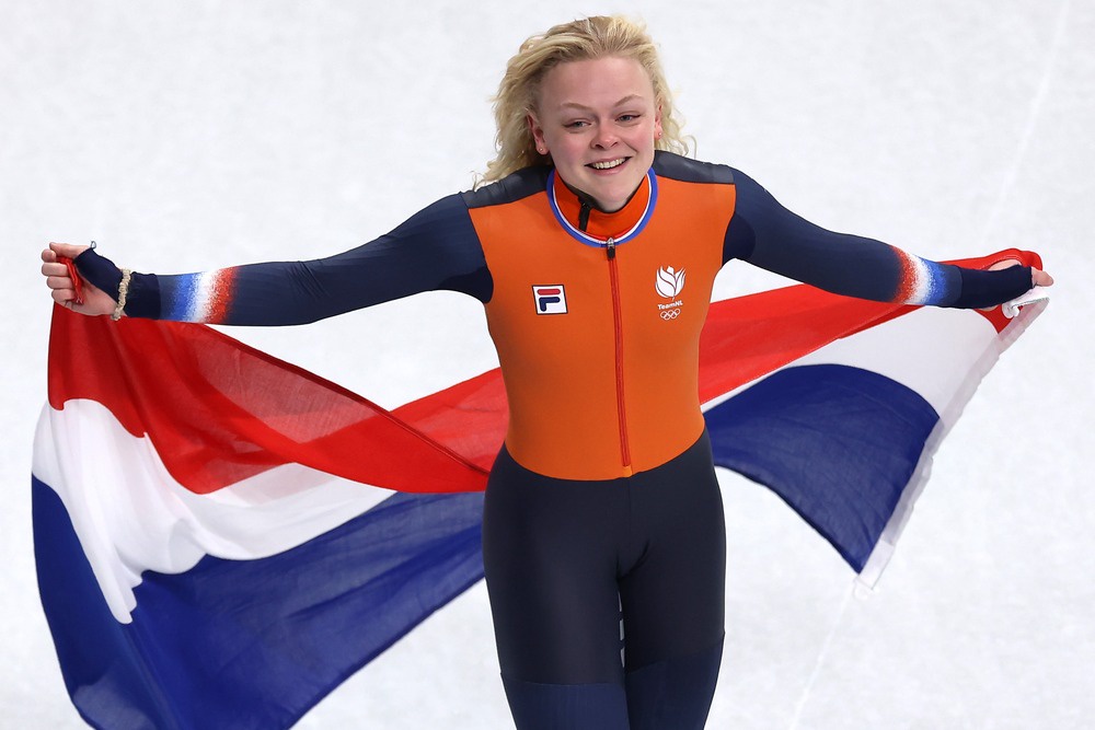 Прима шорт-трека Ксандра Велзебур из Нидерландов на этих Играх взяла уже три золота.