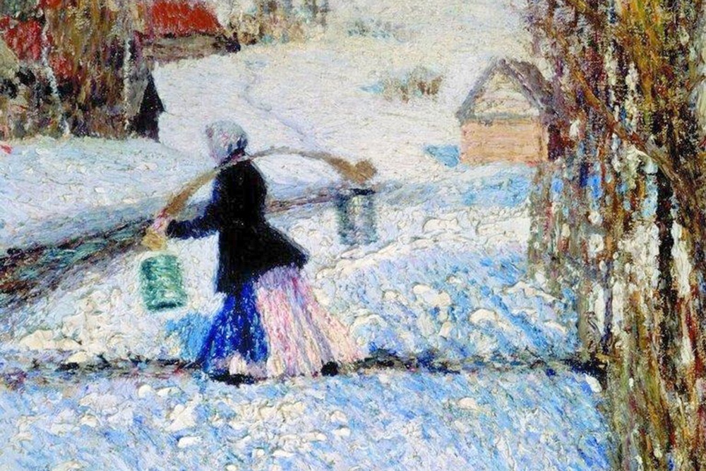 Игорь Грабарь. Мартовский снег. 1904 год.